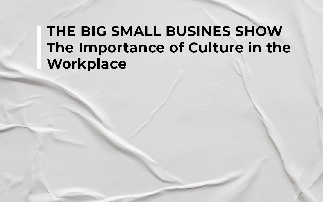 THE BIG SMALL BUSINESS SHOW – The Importance of Culture in the Workplace